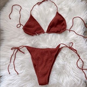 TJ Swim SUKI Bikini set in Clay